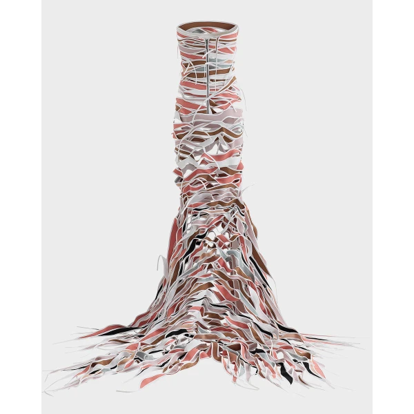 Maticevski Fixation Gown in Multicolour | Evening Gowns | Luxury Shoes 
