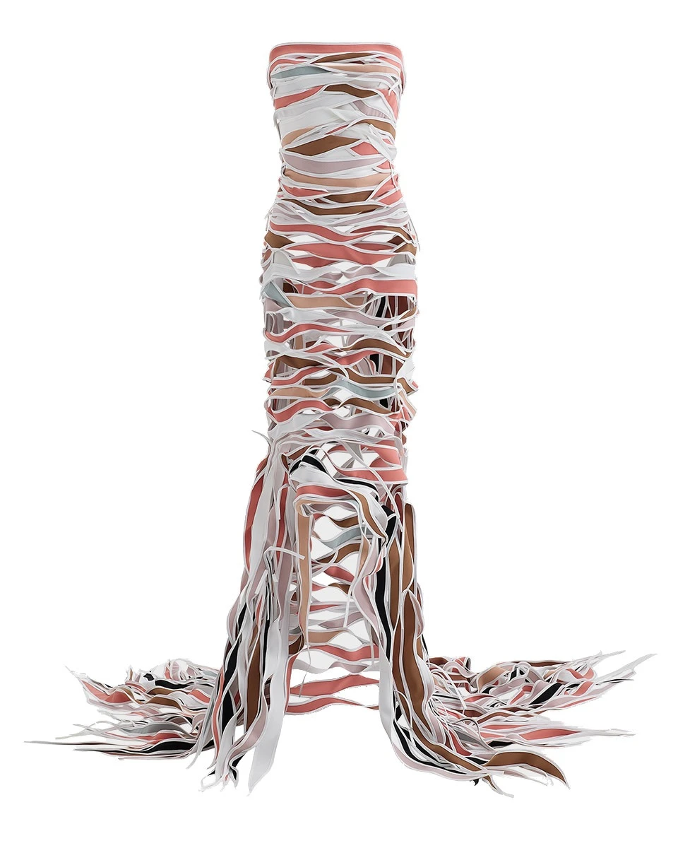 Maticevski Fixation Gown in Multicolour Maticevski Fixation Gown in Multicolour | Evening Gowns | Luxury Shoes