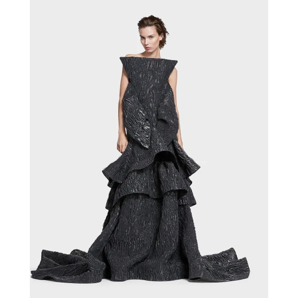 Maticevski Friesian Gown in Black | Evening Gowns | Luxury Shoes 