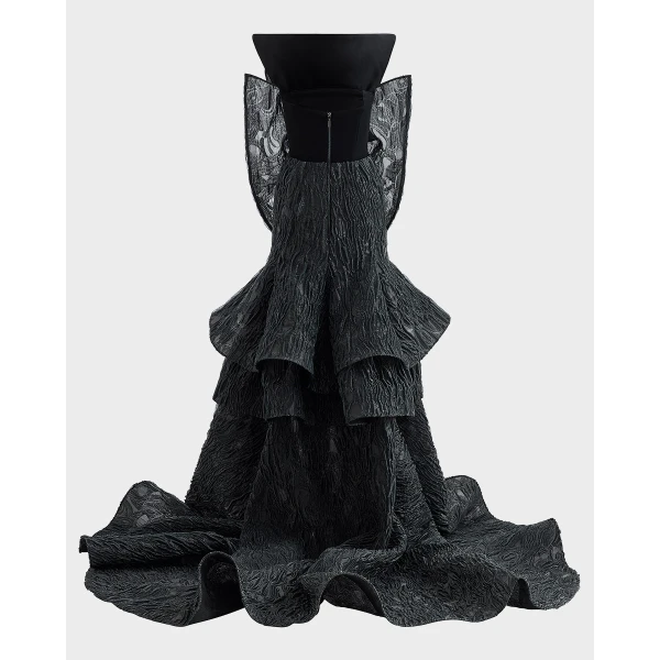Maticevski Friesian Gown in Black | Evening Gowns | Luxury Shoes 