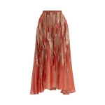 Maticevski Furnace Skirt in Orange | Maxi Skirts | Luxury Shoes 