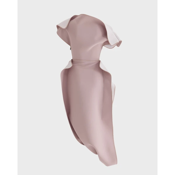 Maticevski Invoke Dress in Pink | Midi Dresses | Luxury Shoes 