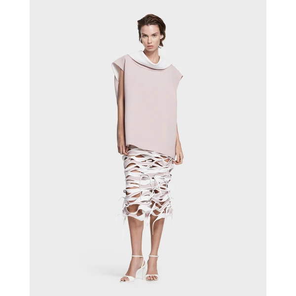 Maticevski Mustang Blouse in Pink | Sleeveless | Luxury Shoes 