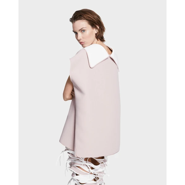 Maticevski Mustang Blouse in Pink | Sleeveless | Luxury Shoes 