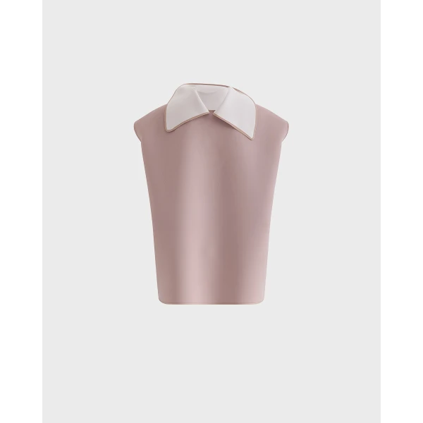 Maticevski Mustang Blouse in Pink | Sleeveless | Luxury Shoes 
