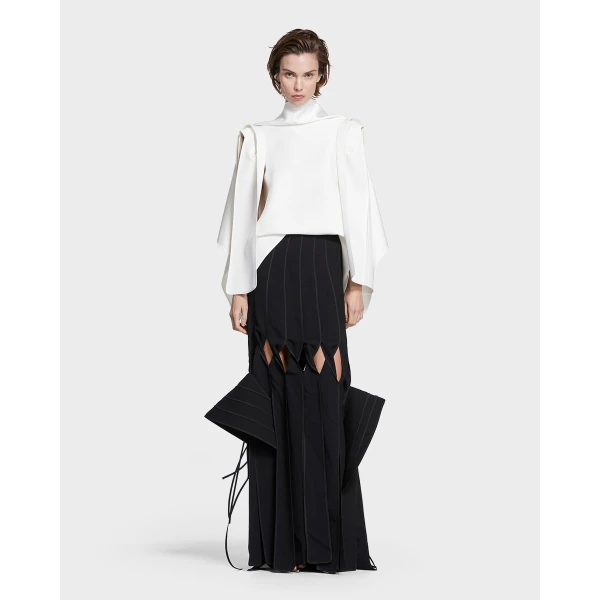 Maticevski Newfound Skirt in Black | Maxi Skirts | Luxury Shoes 