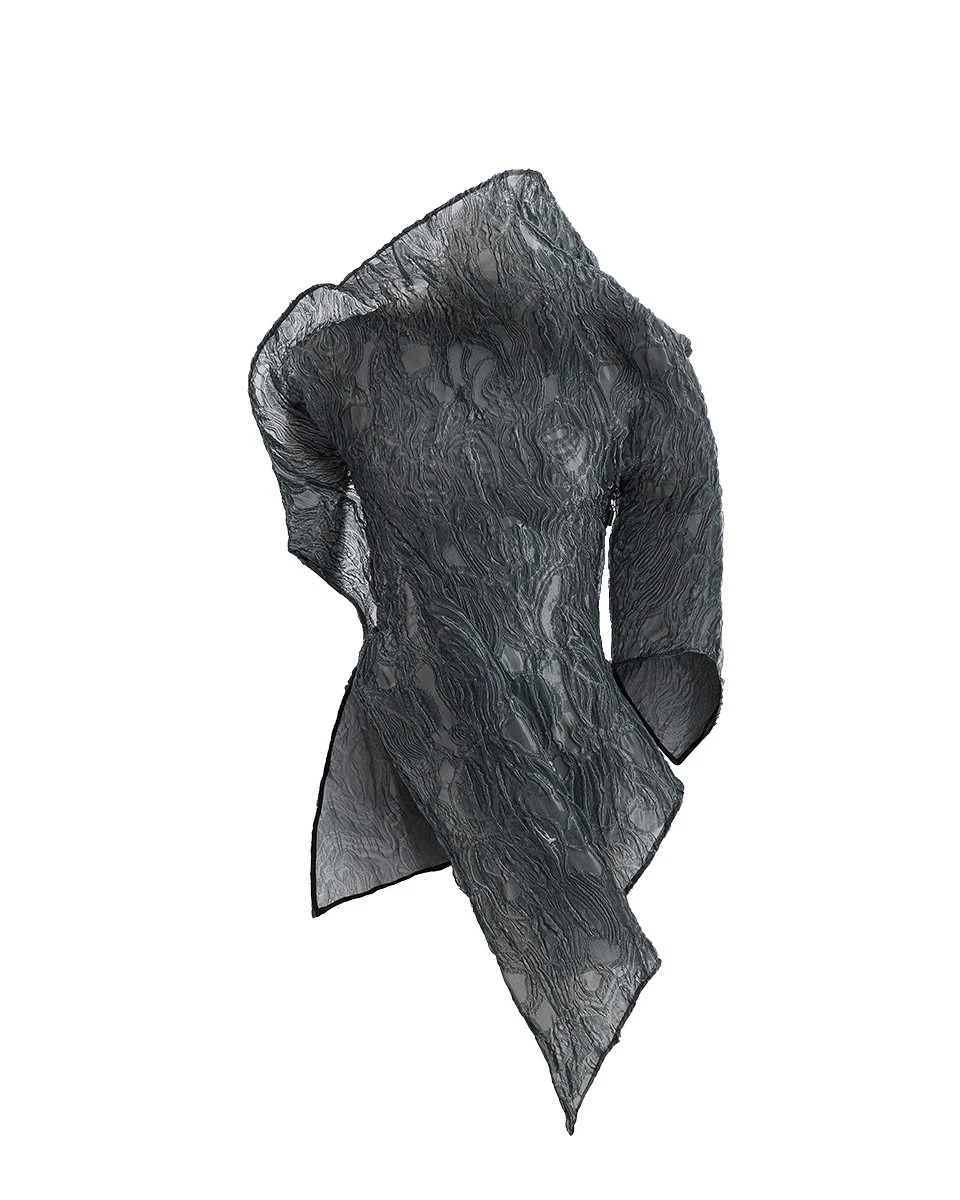 Maticevski Scintilla Top in Grey Maticevski Scintilla Top in Grey | Off The Shoulder | Luxury Shoes