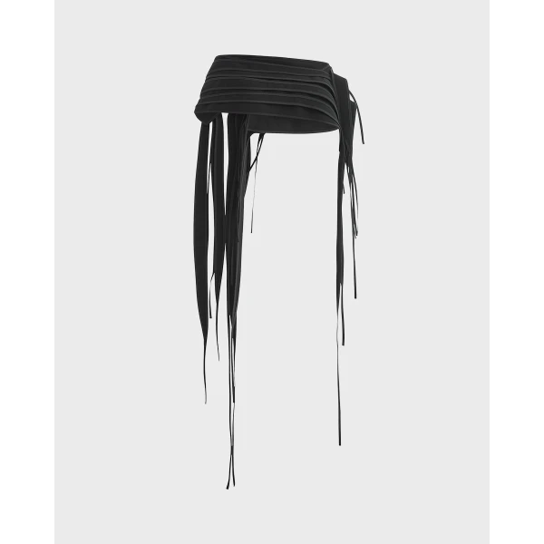 Maticevski Scintillate Hip Band in Black | Belts | Luxury Shoes 