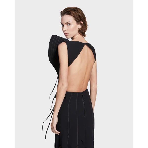 Maticevski Temptation Top in Black | Tops | Luxury Shoes 
