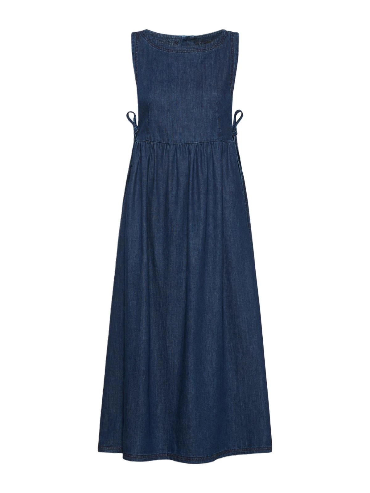 Max Mara Abano Cotton Denim Dress in Navy Max Mara Abano Cotton Denim Dress in Navy | Maxi Dresses | Luxury Shoes