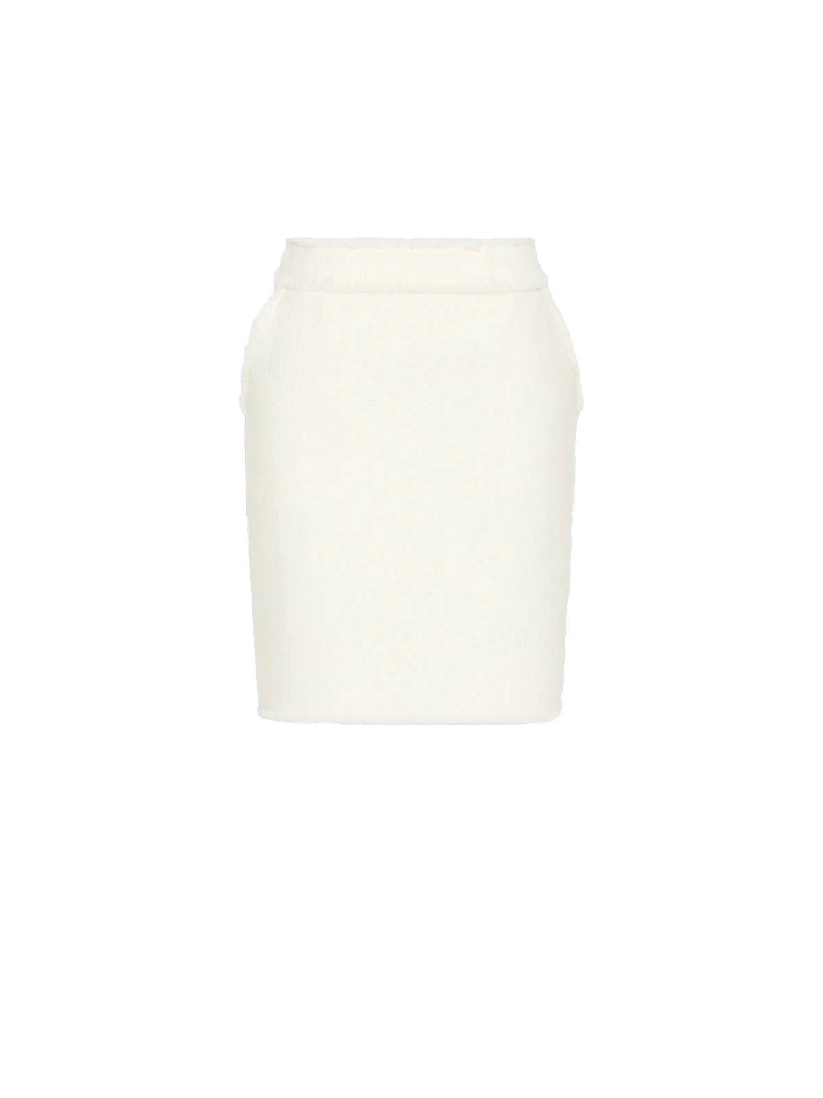 Max Mara Abile Short Wool Jersey Skirt in White Max Mara Abile Short Wool Jersey Skirt in White | Mini Skirts | Luxury Shoes