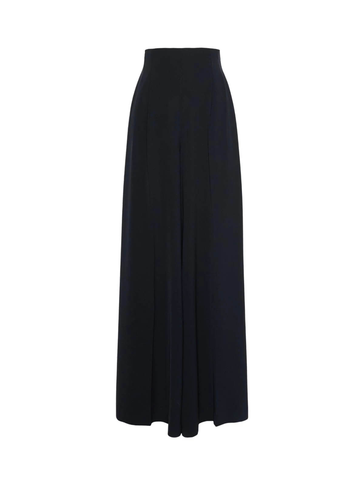 Max Mara Abilita High-Waisted Cady Trousers in Midnight Blue Max Mara Abilita High-Waisted Cady Trousers in Midnight Blue | Wide leg pants | Luxury Shoes