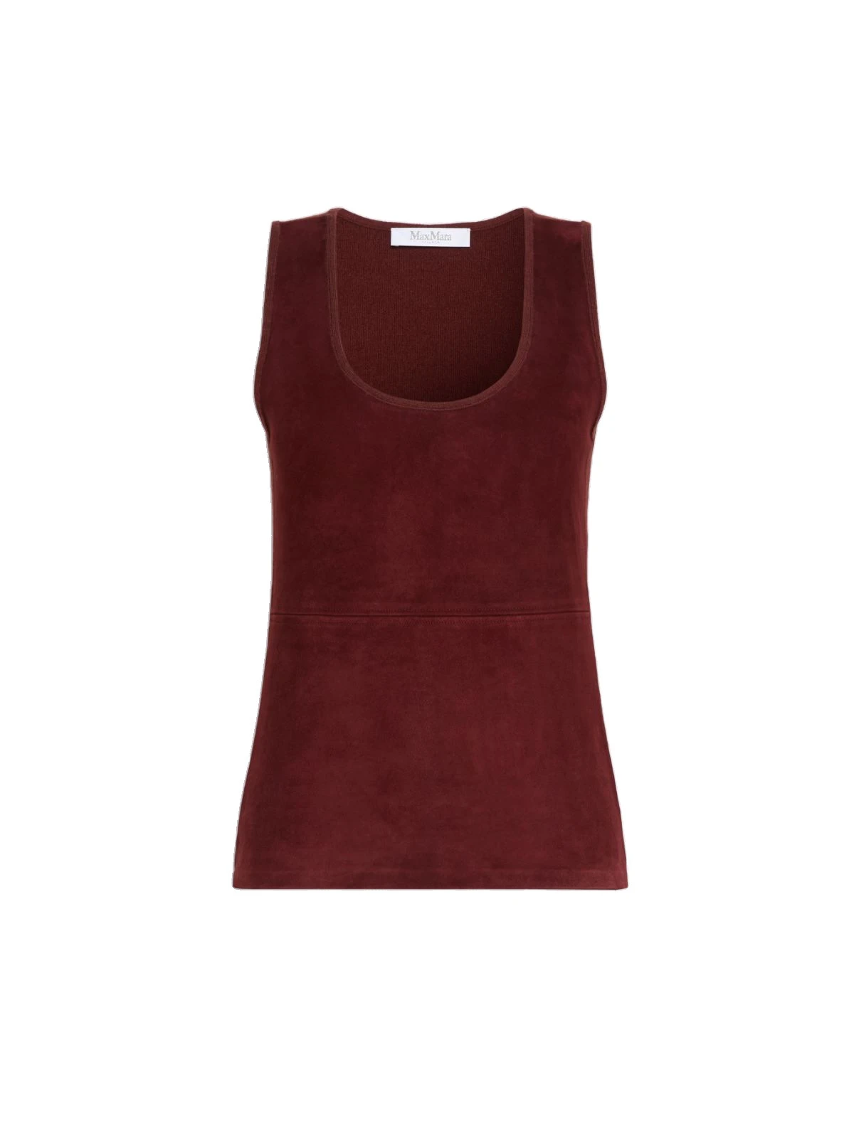 Max Mara Accordo Wool and Cashmere Top in Brown Bordeaux Max Mara Accordo Wool and Cashmere Top in Brown Bordeaux | Tops | Luxury Shoes