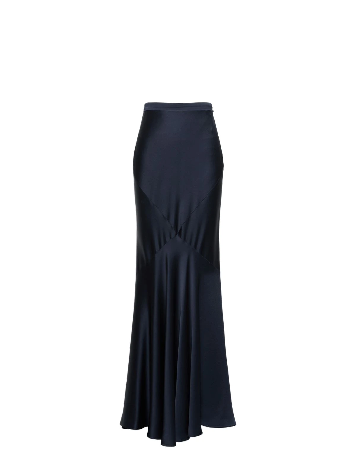 Max Mara Acerbo Long Envers Satin Skirt in Midnight Blue Max Mara Acerbo Long Envers Satin Skirt in Midnight Blue | Maxi Skirts | Luxury Shoes