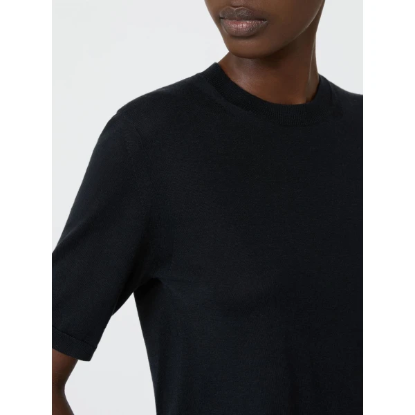 Max Mara Aceti Cashmere and Silk Sweater in Ultramarine | Sweaters | Luxury Shoes 