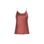 Max Mara Aceti Silk Satin Top in Antique Rose | Women | Luxury Shoes 