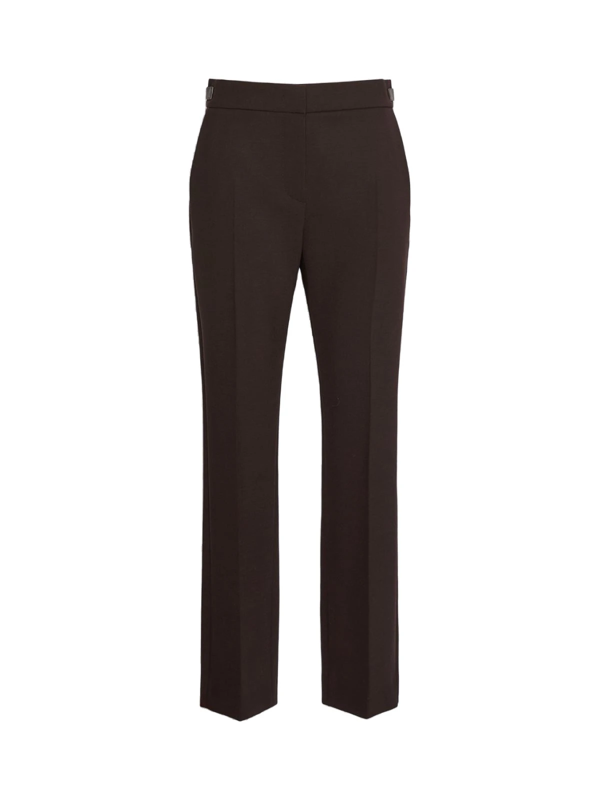 Max Mara Acino Slim Double Woollen Cloth Trousers in Dark Brown Max Mara Acino Slim Double Woollen Cloth Trousers in Dark Brown | Tailored pants | Luxury Shoes