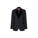 Max Mara Adagio Wool Cavalry Twill Blazer in Ultramarine | Blazers | Luxury Shoes 