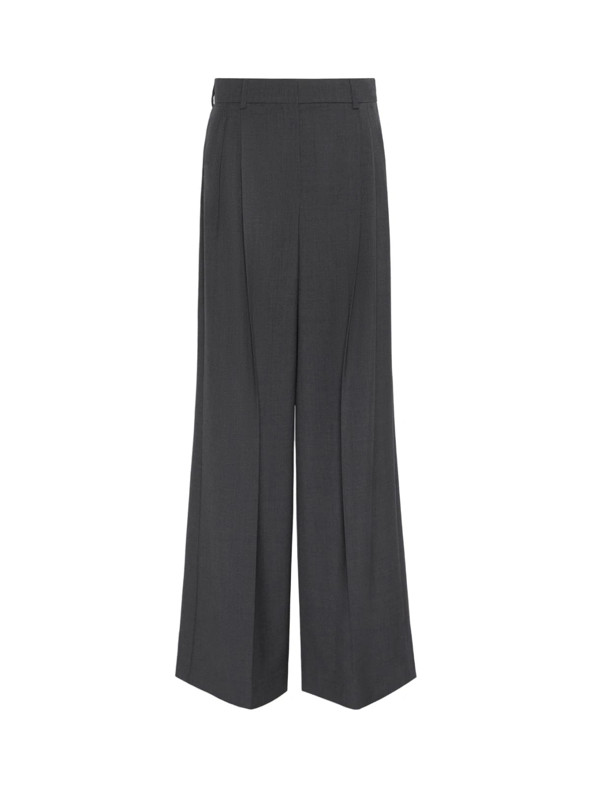 Max Mara Adelfi Wool Cloth Wide-Leg Trousers in Dark Grey Max Mara Adelfi Wool Cloth Wide-Leg Trousers in Dark Grey | Wide leg pants | Luxury Shoes