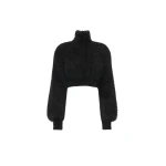 Max Mara Adorno Melange Mohair Yarn Jumper in Dark Grey | Sweaters | Luxury Shoes 