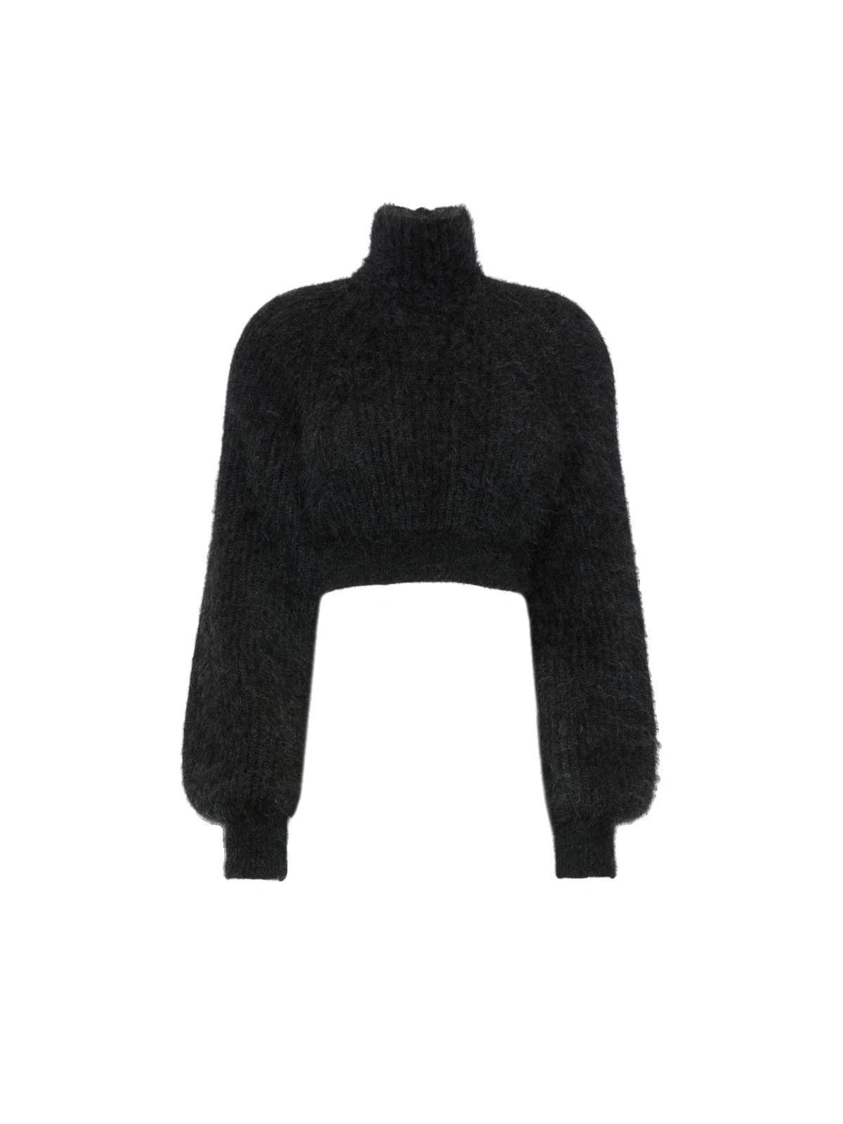 Max Mara Adorno Melange Mohair Yarn Jumper in Dark Grey Max Mara Adorno Melange Mohair Yarn Jumper in Dark Grey | Sweaters | Luxury Shoes