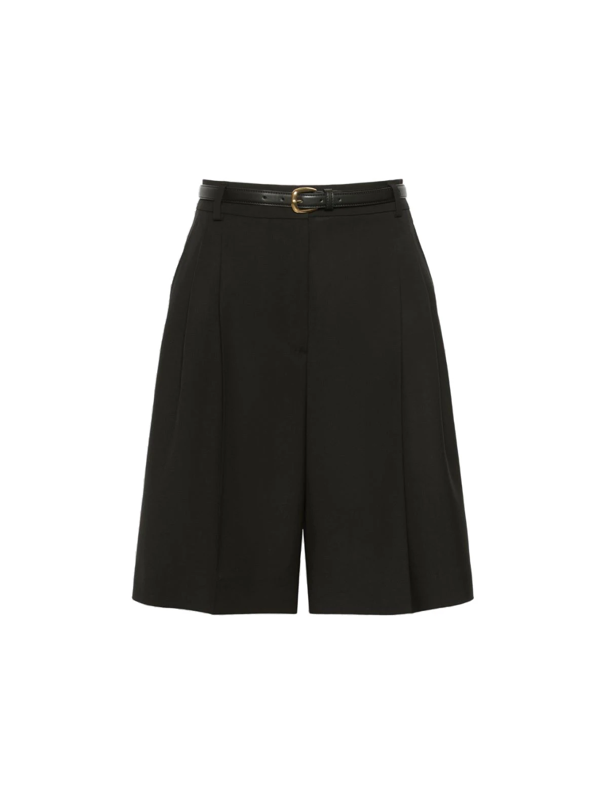 Max Mara Adorno Woollen Cloth Bermuda Shorts in Black Max Mara Adorno Woollen Cloth Bermuda Shorts in Black | Shorts | Luxury Shoes