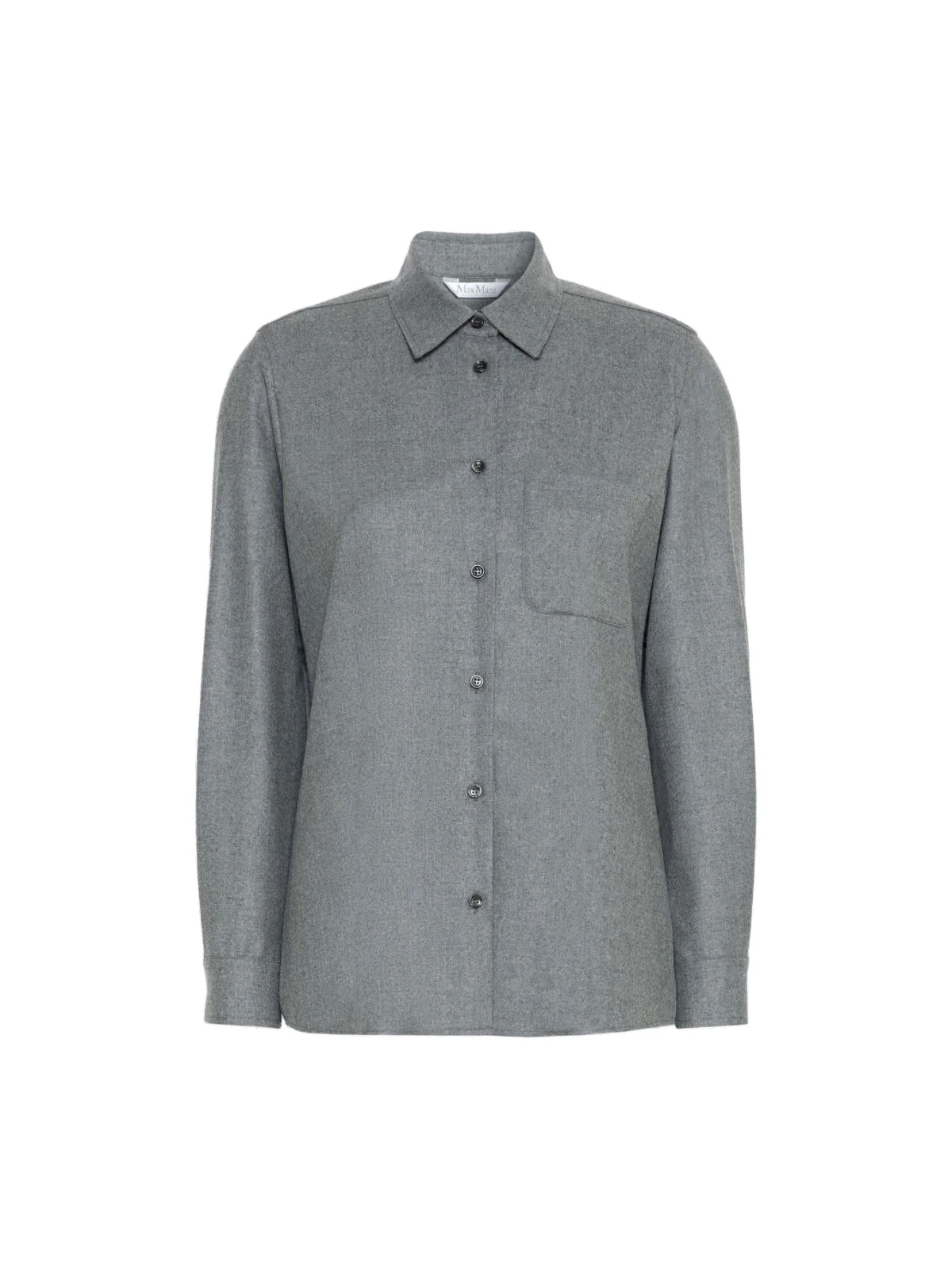 Max Mara Aere Cashmere Foule Shirt in Medium Grey Max Mara Aere Cashmere Foule Shirt in Medium Grey | Shirts | Luxury Shoes