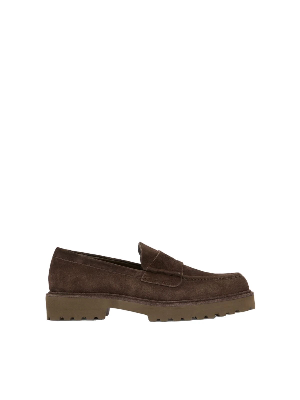 Max Mara Afelio Suede Chunky Loafers in Dark Brown Max Mara Afelio Suede Chunky Loafers in Dark Brown | Loafers | Luxury Shoes