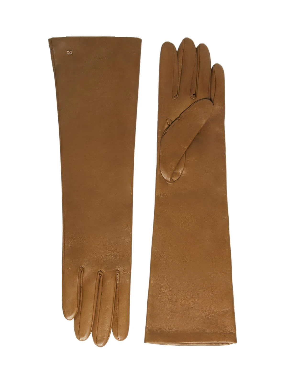 Max Mara Afidee Long Lambskin Nappa Gloves in Tobacco Max Mara Afidee Long Lambskin Nappa Gloves in Tobacco | Gloves | Luxury Shoes