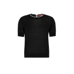 Max Mara Agenda Wool and Silk Sweater in Black and White | Sweaters | Luxury Shoes 