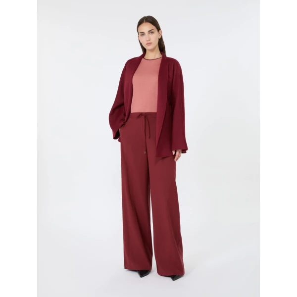 Max Mara Agenda Wool and Silk Sweater in Fard | Sweaters | Luxury Shoes 
