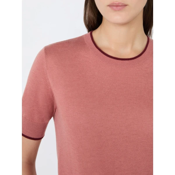 Max Mara Agenda Wool and Silk Sweater in Fard | Sweaters | Luxury Shoes 