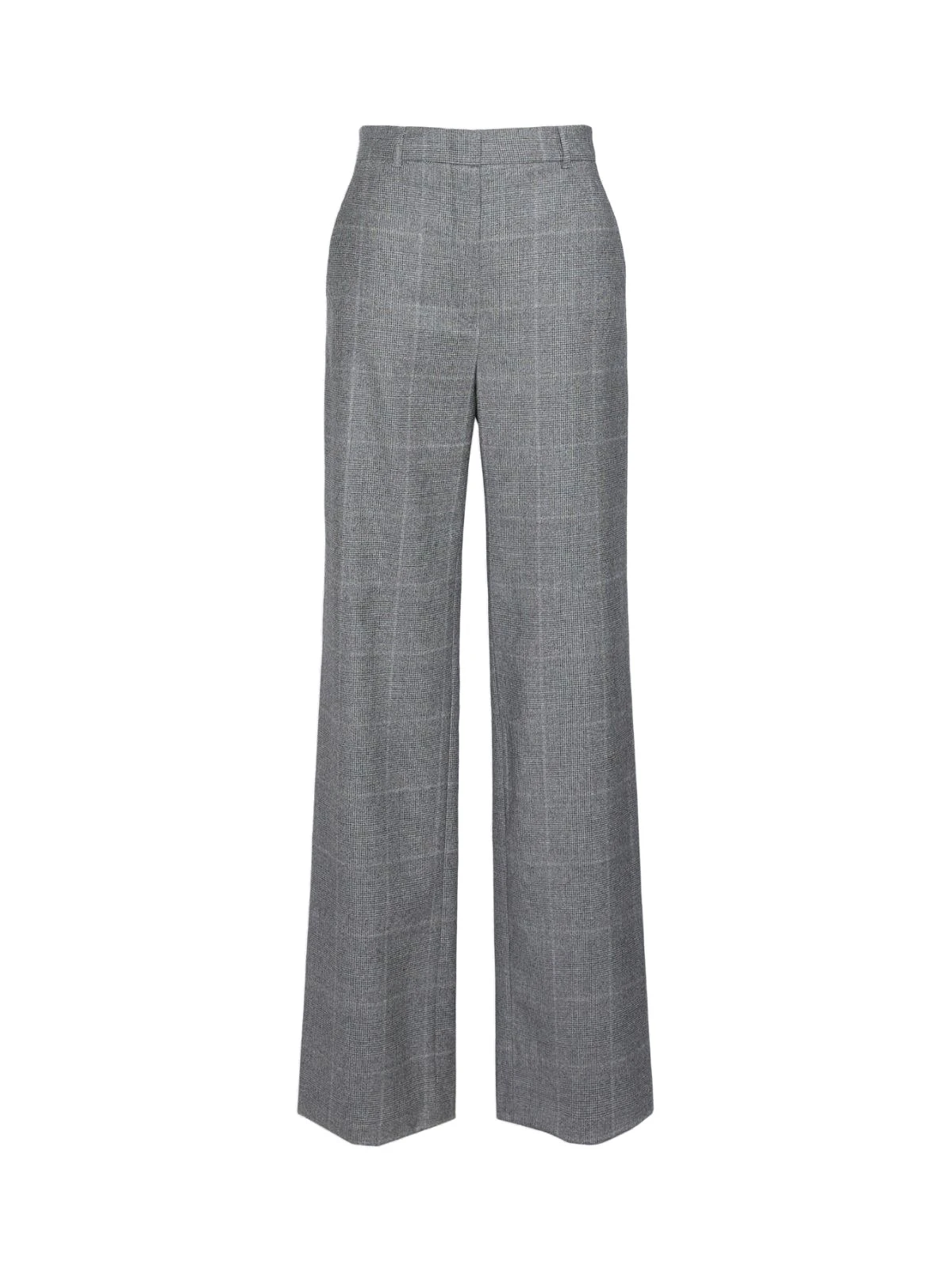Max Mara Agile Straight Wool Flannel Trousers in Dark Grey Max Mara Agile Straight Wool Flannel Trousers in Dark Grey | Tailored pants | Luxury Shoes