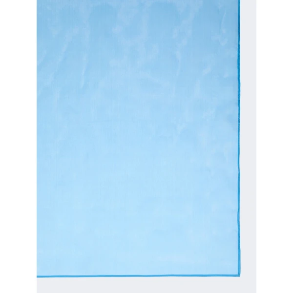 Max Mara Agoraio Silk Stole in Ocean Blue | Scarves | Luxury Shoes 