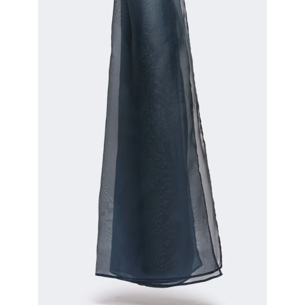 Max Mara Agoraio Silk Stole in Ultramarine | Scarves | Luxury Shoes 