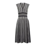Max Mara Agreste Sleeveless Viscose Knit Dress in Ultramarine | Maxi Dresses | Luxury Shoes 