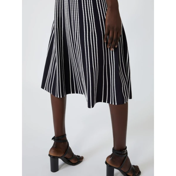 Max Mara Agreste Sleeveless Viscose Knit Dress in Ultramarine | Maxi Dresses | Luxury Shoes 