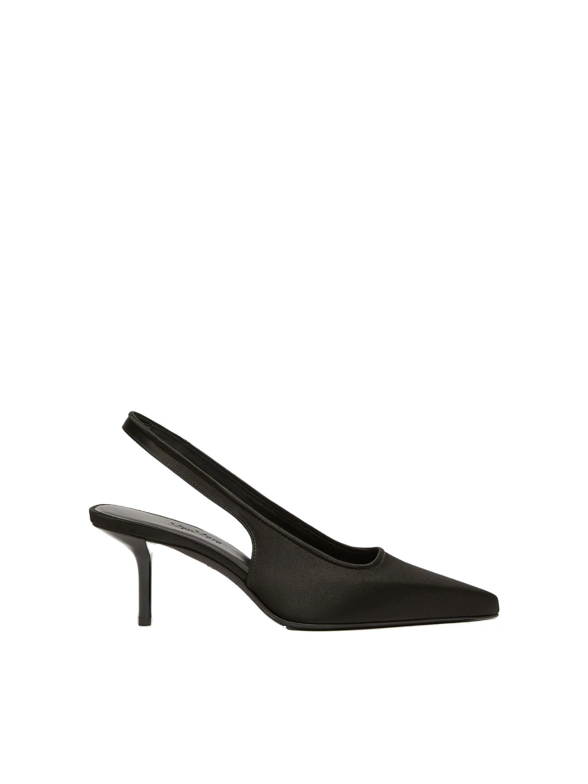 Max Mara Airone Satin Slingbacks in Black Max Mara Airone Satin Slingbacks in Black | Heels | Luxury Shoes