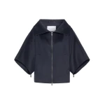 Max Mara Ala Double Cashmere Cropped Coat in Ultramarine | Wool Coat | Luxury Shoes 