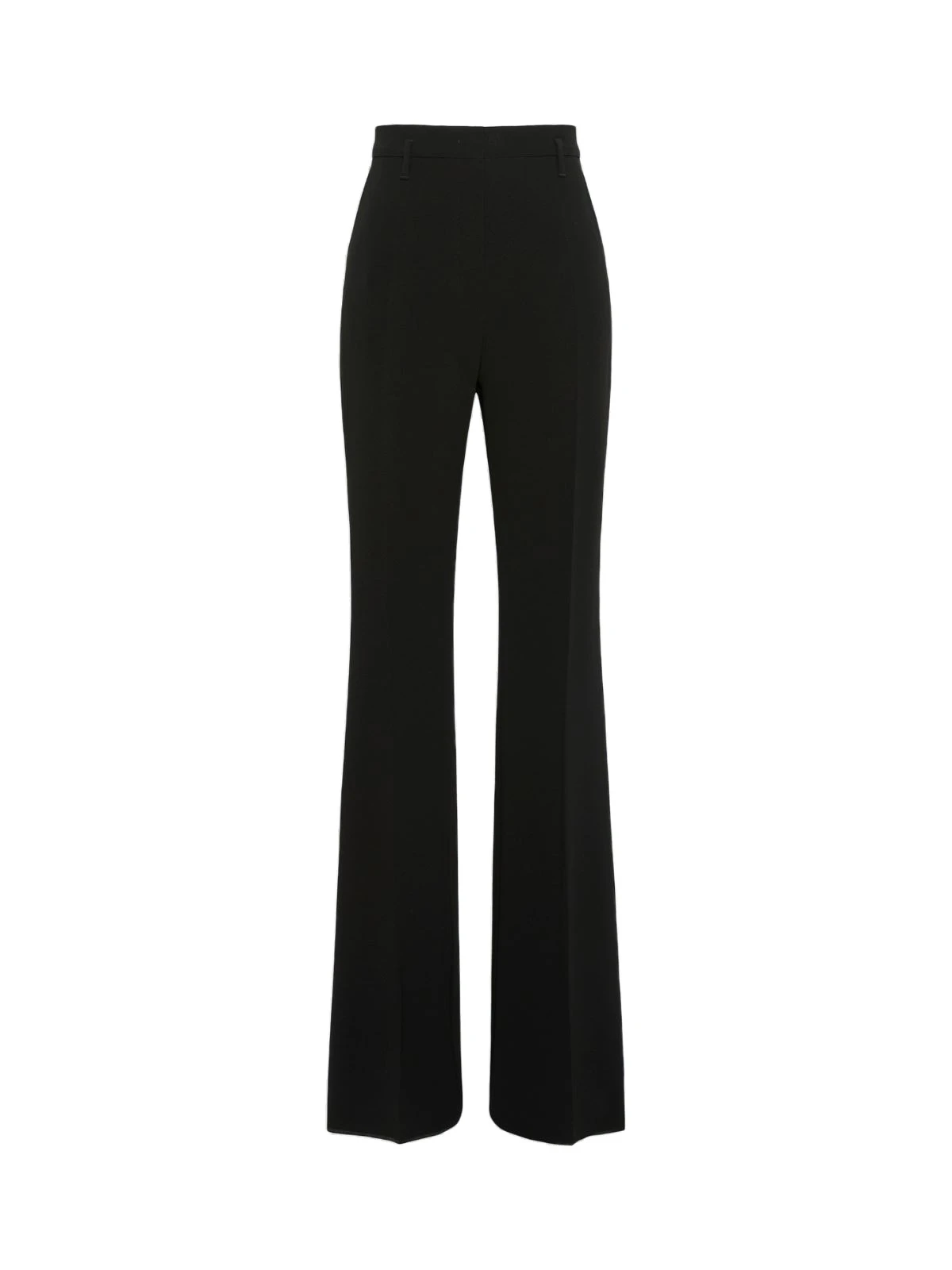 Max Mara Alabama Flared Cady Trousers in Black Max Mara Alabama Flared Cady Trousers in Black | Wide leg pants | Luxury Shoes