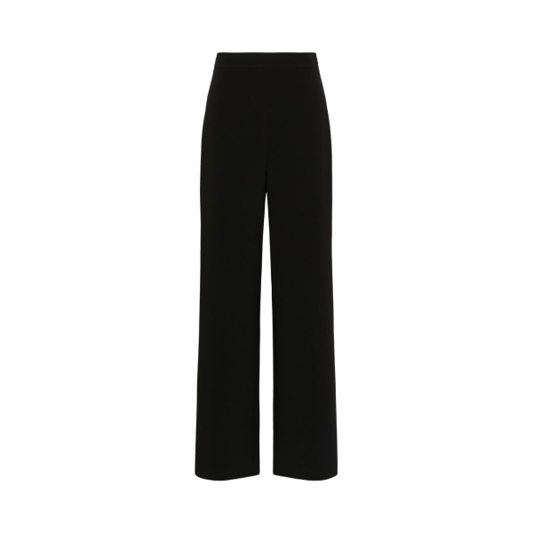 Max Mara Alaggio Cady Wide-Leg Trousers in Black | Wide leg pants | Luxury Shoes 