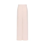 Max Mara Alaggio Cady Wide-Leg Trousers in Pink | Wide leg pants | Luxury Shoes 