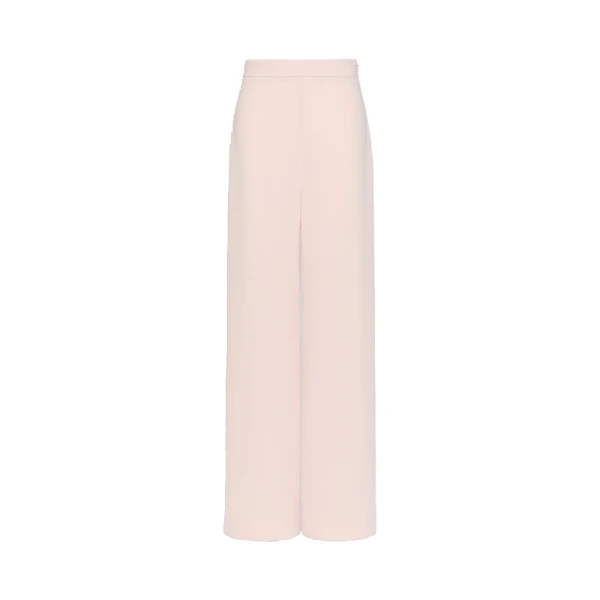 Alaggio Cady Wide-Leg Trousers in Pink