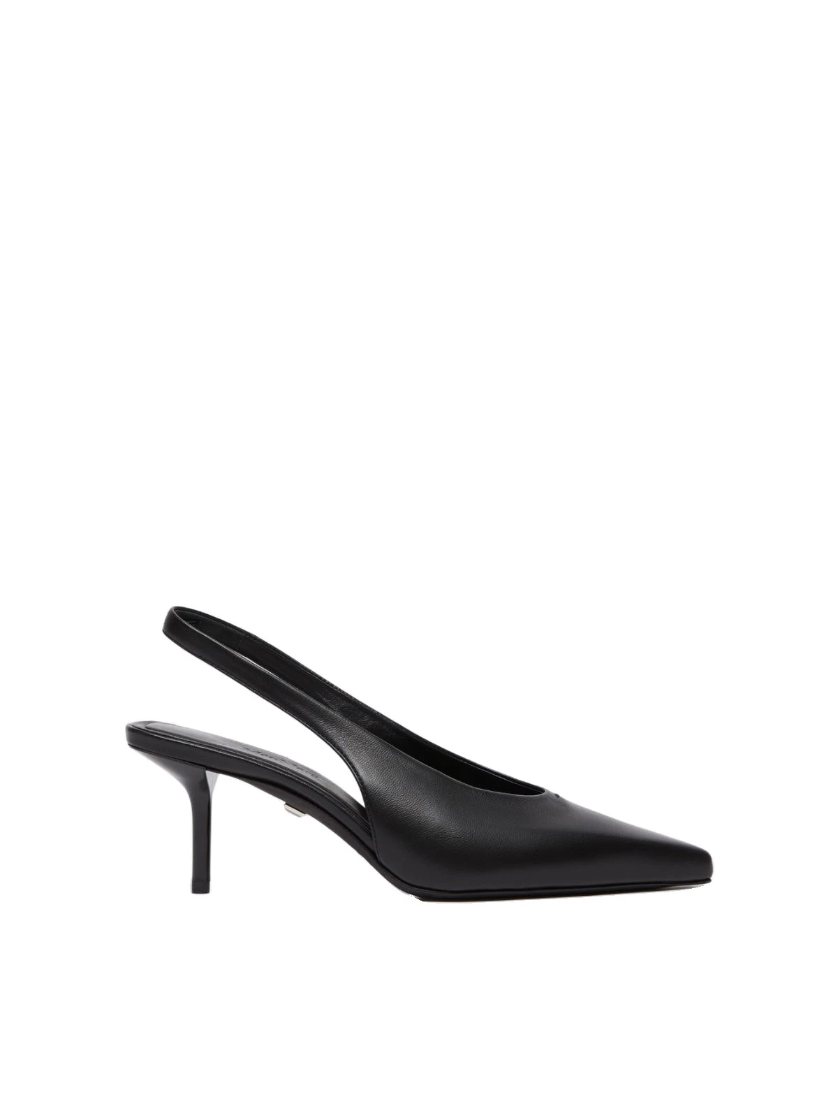 Max Mara Albata Nappa Leather Slingbacks in Black Max Mara Albata Nappa Leather Slingbacks in Black | Heels | Luxury Shoes