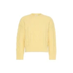 Max Mara Alben Cable Knit Wool Jumper in Honey | Sweaters | Luxury Shoes 