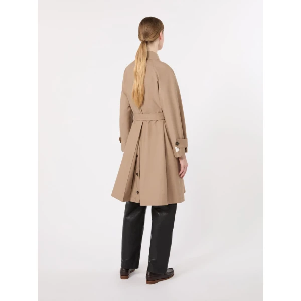 Max Mara Alessio Double-Breasted Water-Repellent Trench Coat in Camel | Trench Coat | Luxury Shoes 