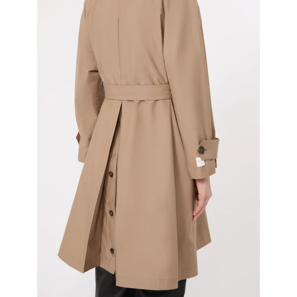 Max Mara Alessio Double-Breasted Water-Repellent Trench Coat in Camel | Trench Coat | Luxury Shoes 