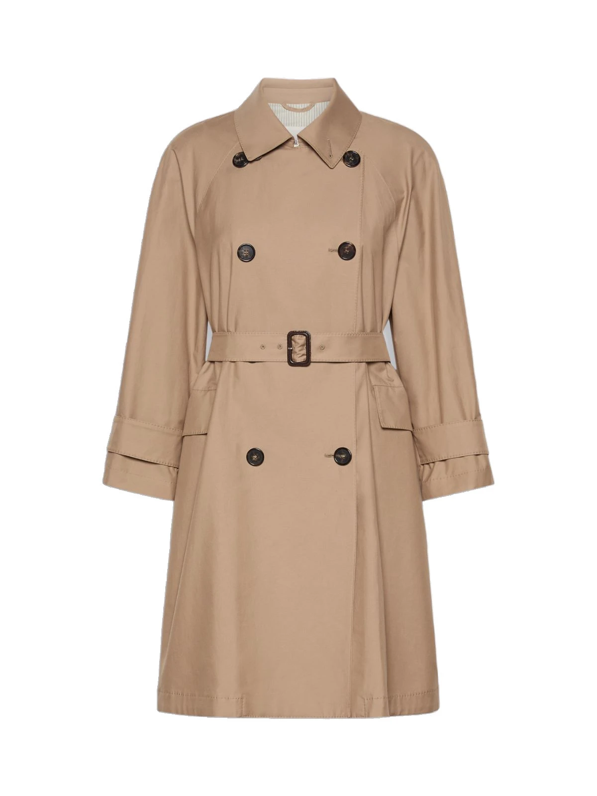 Max Mara Alessio Double-Breasted Water-Repellent Trench Coat in Camel Max Mara Alessio Double-Breasted Water-Repellent Trench Coat in Camel | Trench Coat | Luxury Shoes