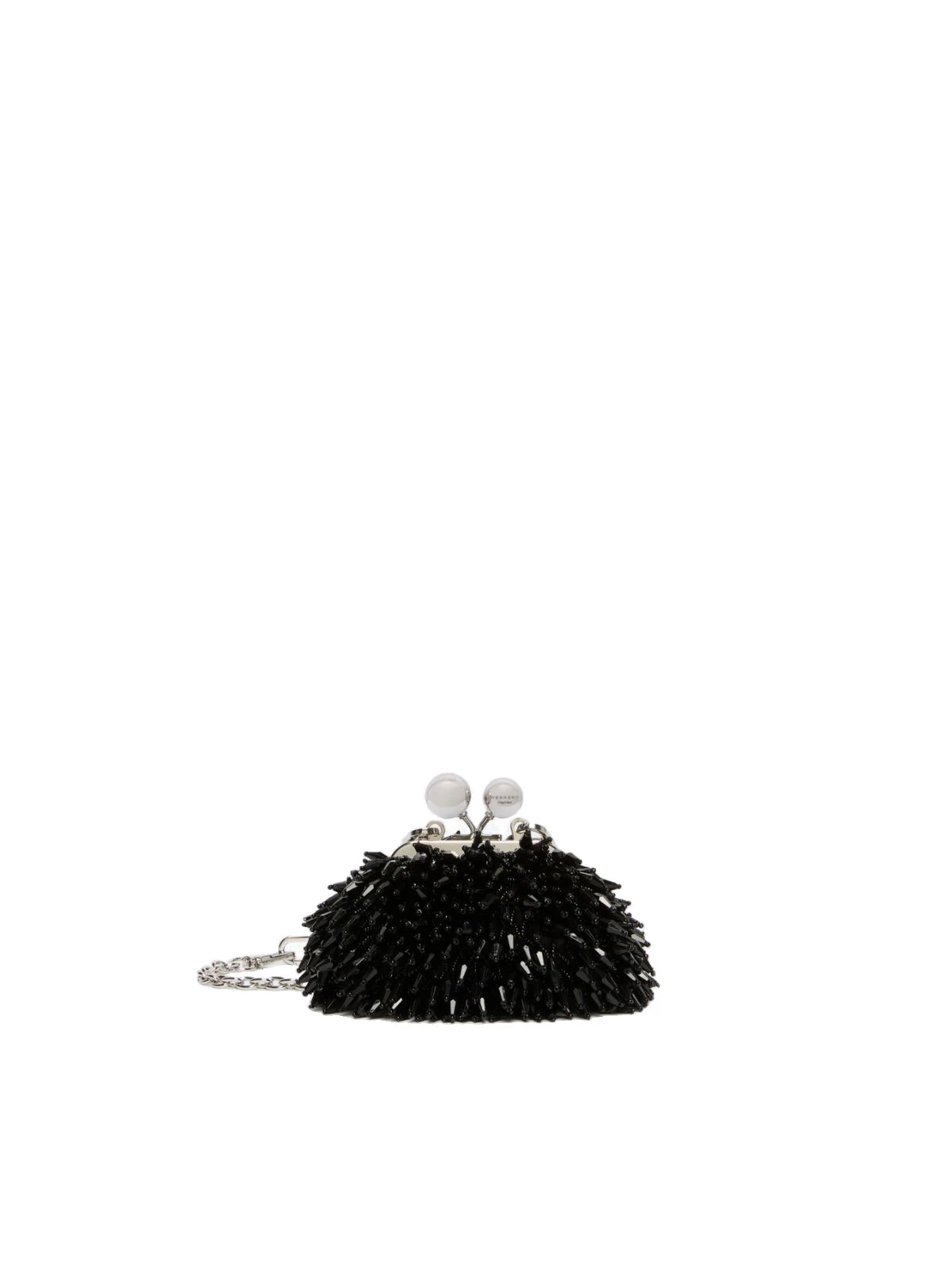 Max Mara Alfio Nano Pasticcino Bag with Gemstones in Black Max Mara Alfio Nano Pasticcino Bag with Gemstones in Black | Mini Bags | Luxury Shoes