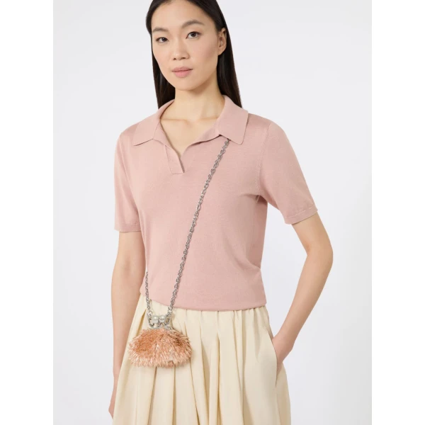 Max Mara Alfio Nano Pasticcino Bag with Gemstones in Nude | Mini Bags | Luxury Shoes 